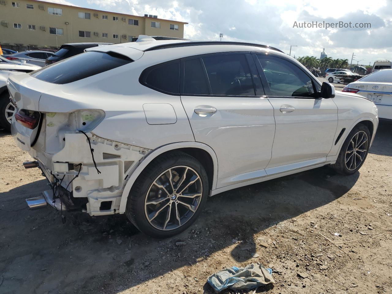 2021 Bmw X4 Xdrive30i White vin: 5UX2V1C0XM9E11002