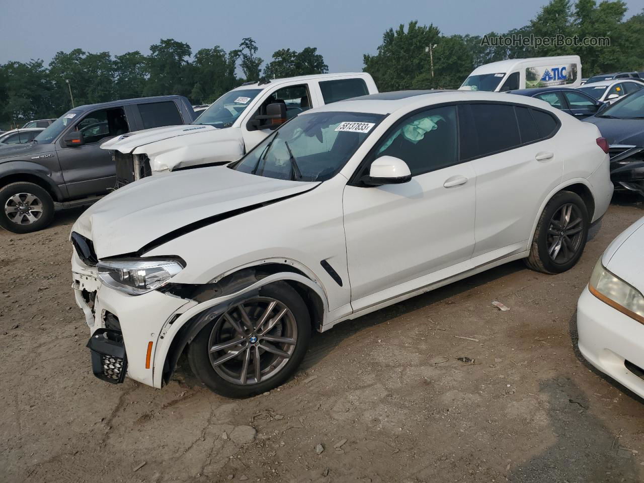 2021 Bmw X4 Xdrive30i White vin: 5UX2V1C0XM9F02402