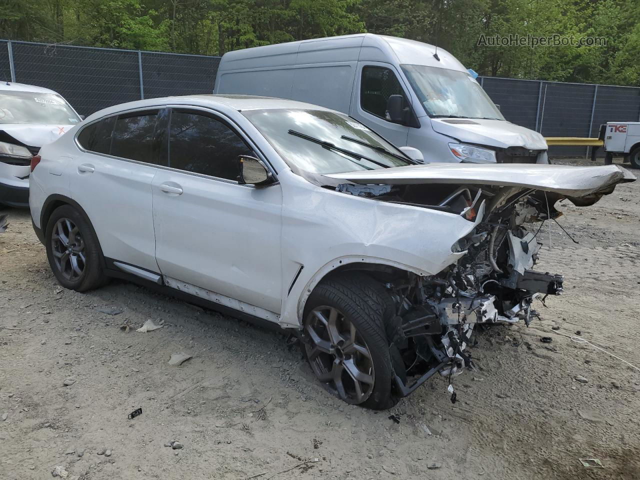 2021 Bmw X4 Xdrive30i White vin: 5UX2V1C0XM9F22911