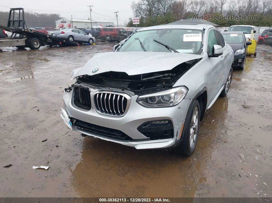 2021 Bmw X4 Xdrive30i Silver vin: 5UX2V1C0XM9G95764