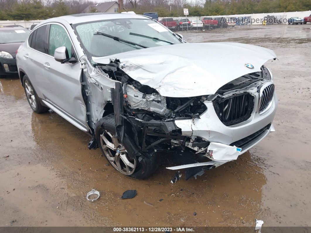 2021 Bmw X4 Xdrive30i Silver vin: 5UX2V1C0XM9G95764