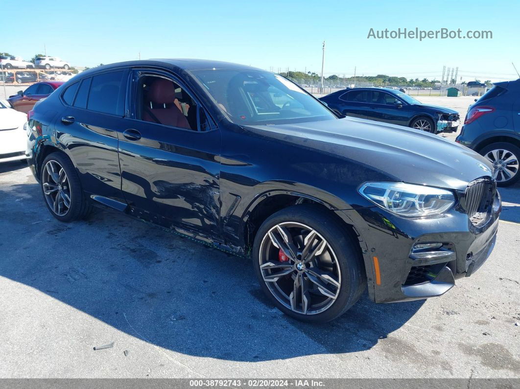 2021 Bmw X4 M40i Black vin: 5UX2V5C00M9E90848