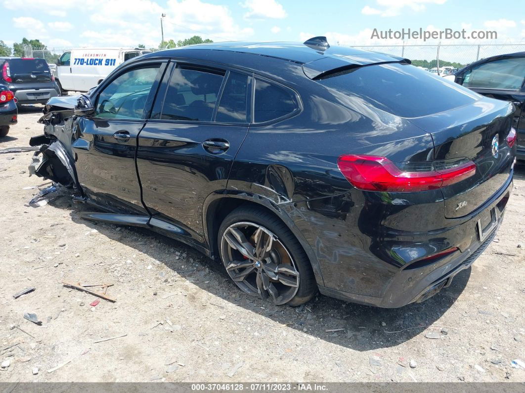 2021 Bmw X4 M40i Black vin: 5UX2V5C00M9F24481