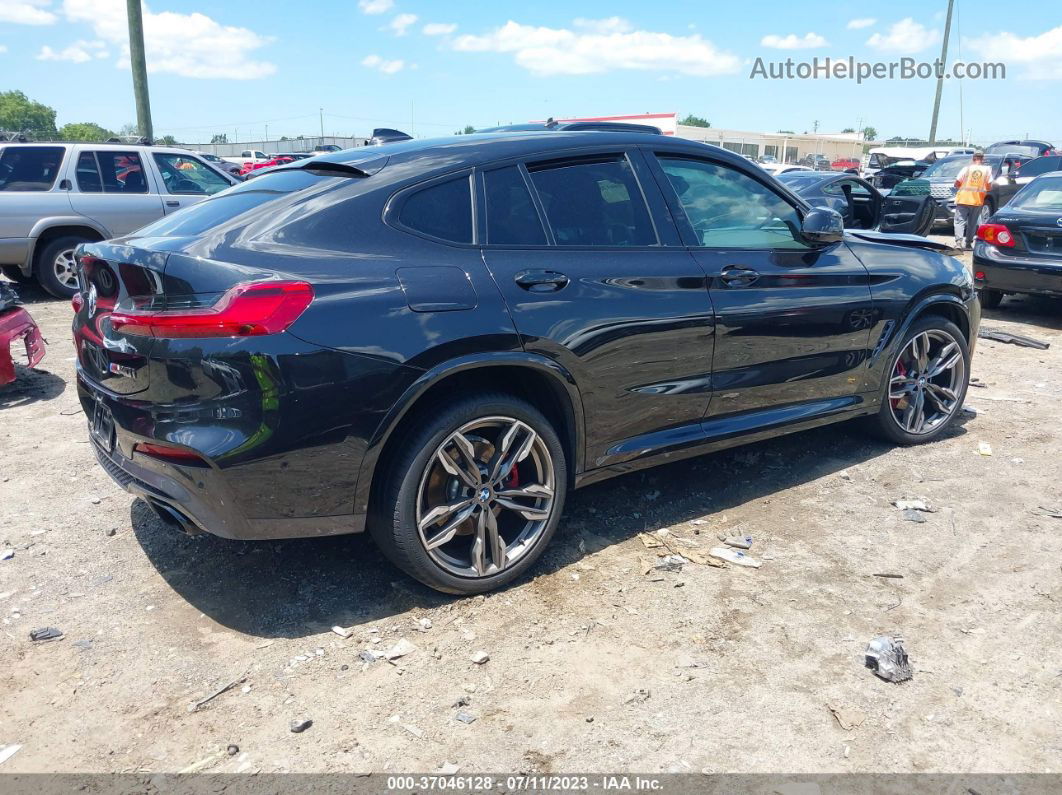 2021 Bmw X4 M40i Black vin: 5UX2V5C00M9F24481