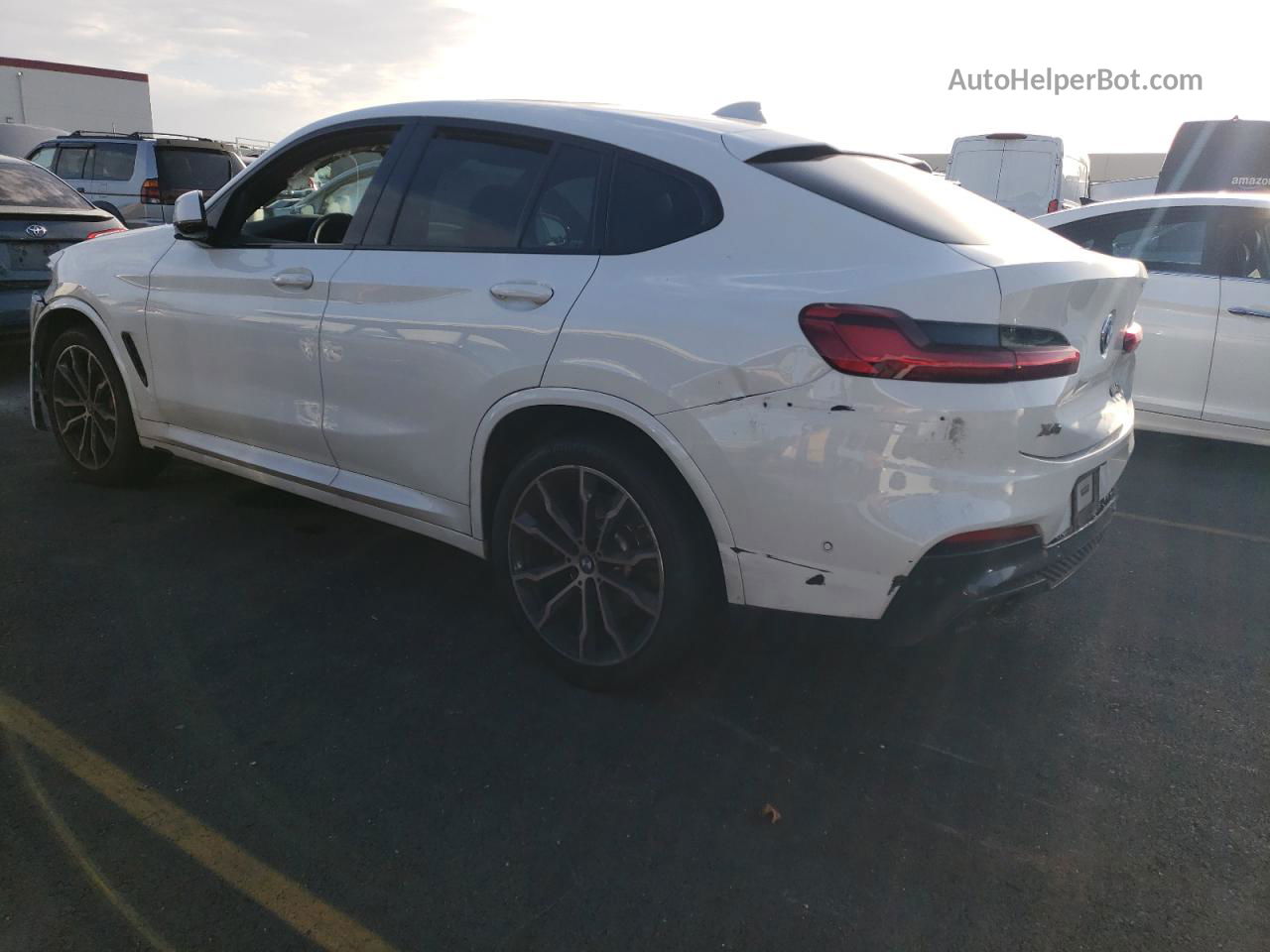 2021 Bmw X4 Xdrivem40i White vin: 5UX2V5C03M9D91974