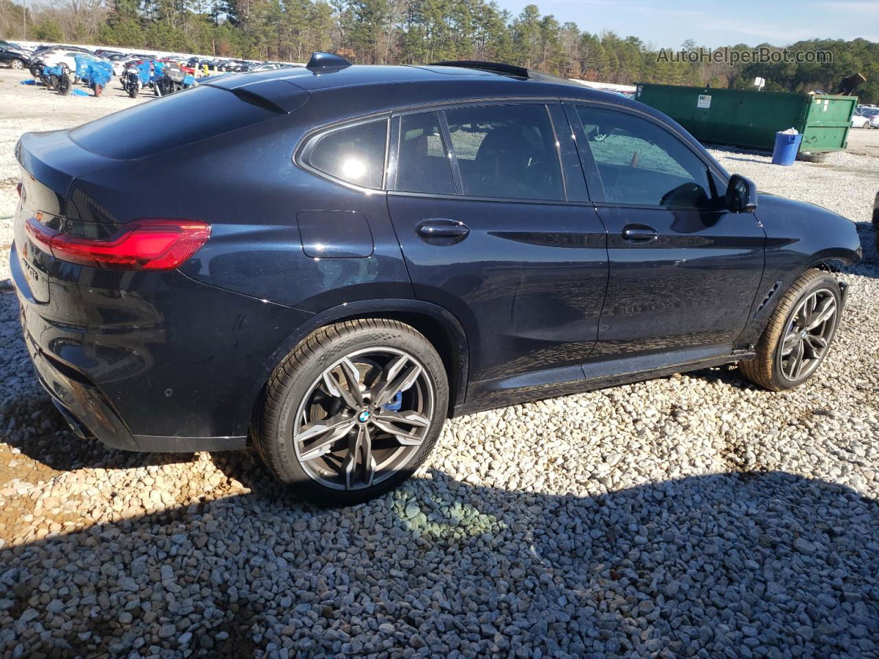 2021 Bmw X4 Xdrivem40i Blue vin: 5UX2V5C03M9E81156