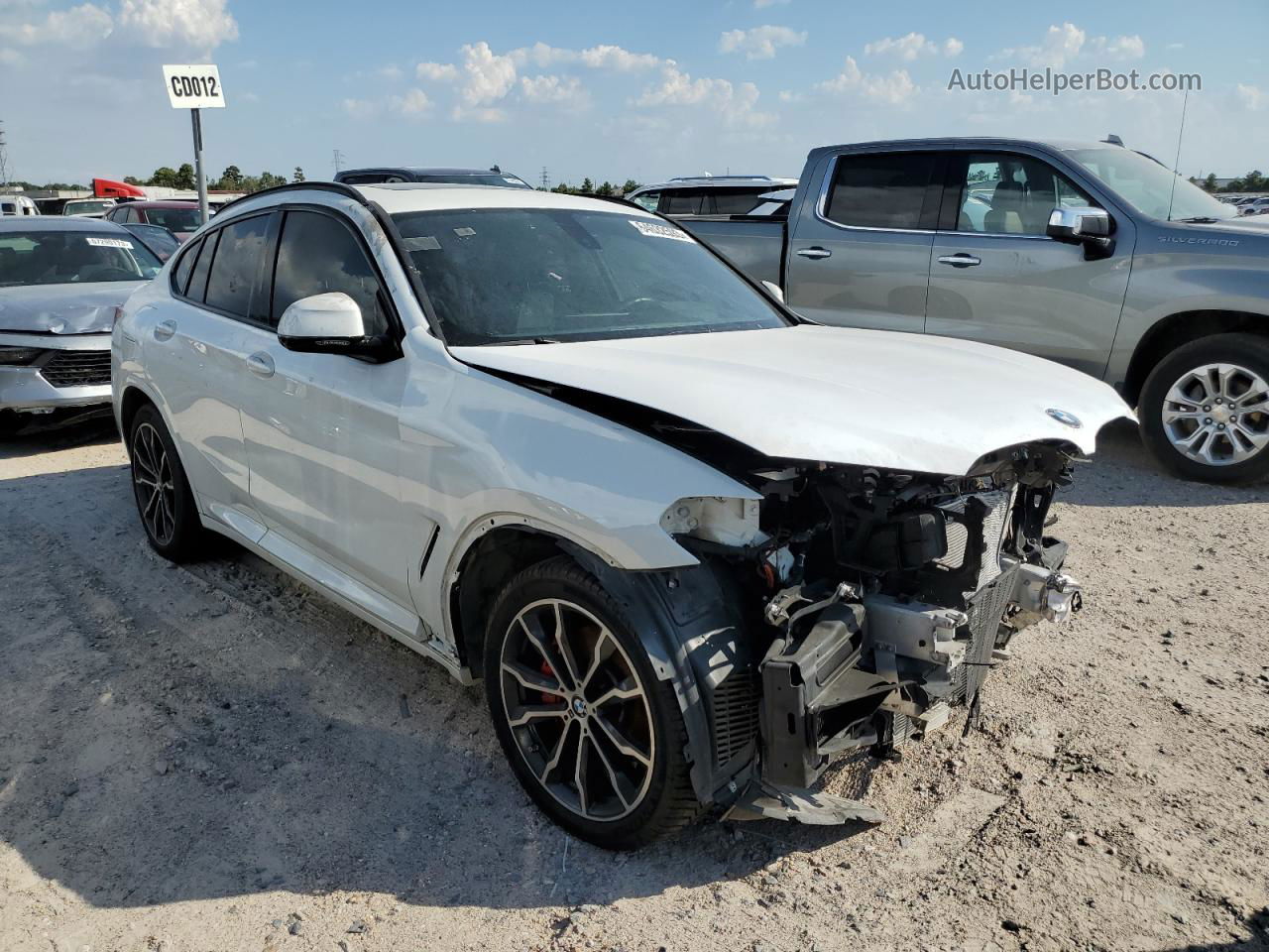 2021 Bmw X4 Xdrivem40i Белый vin: 5UX2V5C03M9H51387