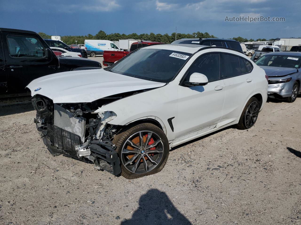 2021 Bmw X4 Xdrivem40i Белый vin: 5UX2V5C03M9H51387