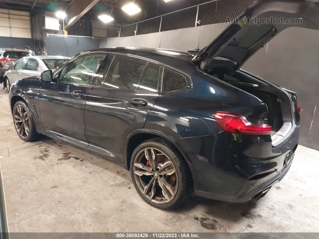 2021 Bmw X4 M40i Синий vin: 5UX2V5C03M9H66259