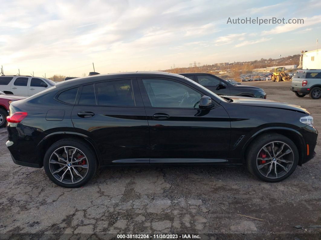 2021 Bmw X4 M40i Черный vin: 5UX2V5C04M9H89095