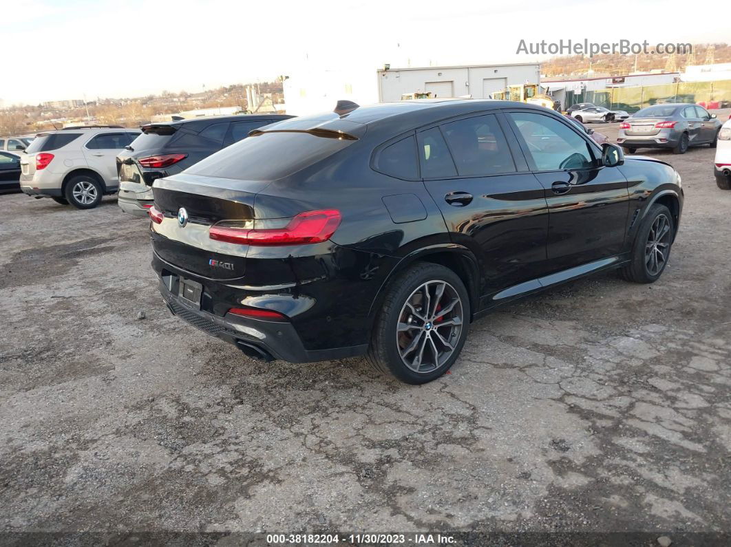 2021 Bmw X4 M40i Черный vin: 5UX2V5C04M9H89095