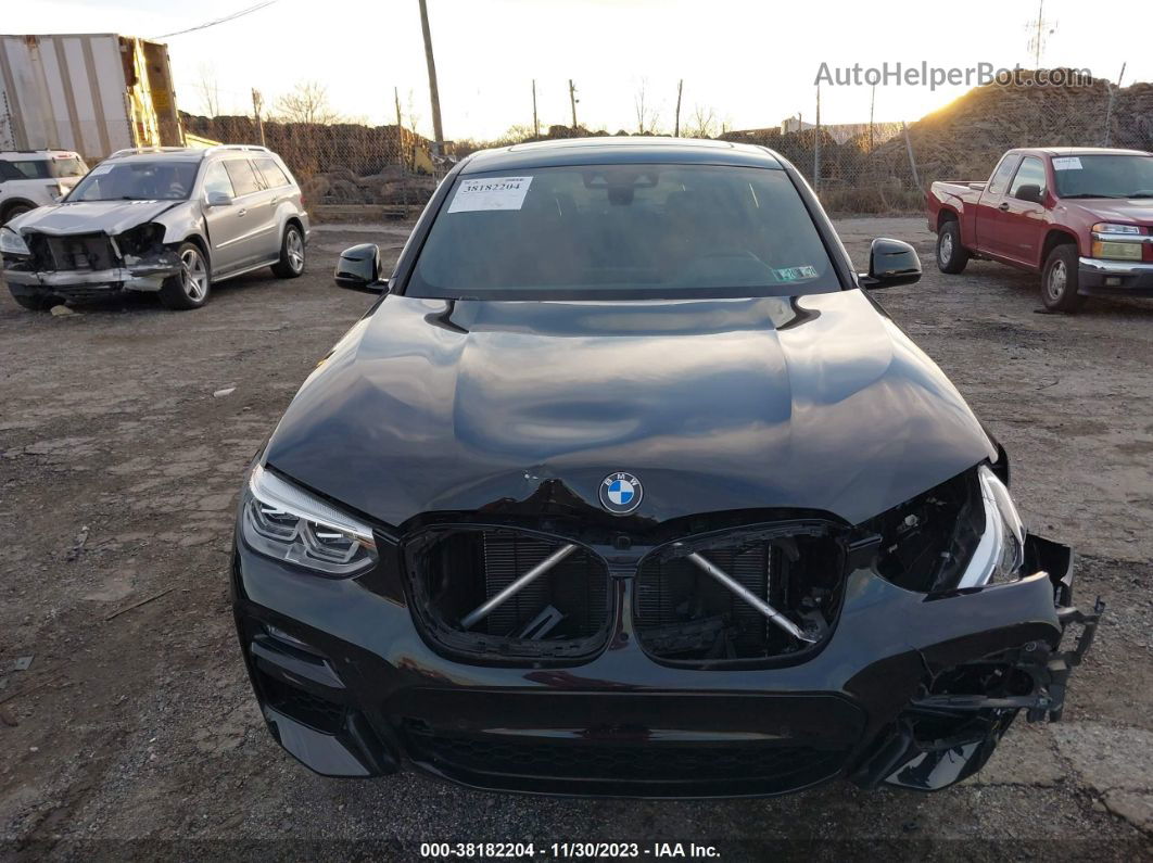 2021 Bmw X4 M40i Черный vin: 5UX2V5C04M9H89095