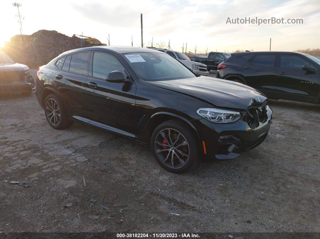 2021 Bmw X4 M40i Black vin: 5UX2V5C04M9H89095