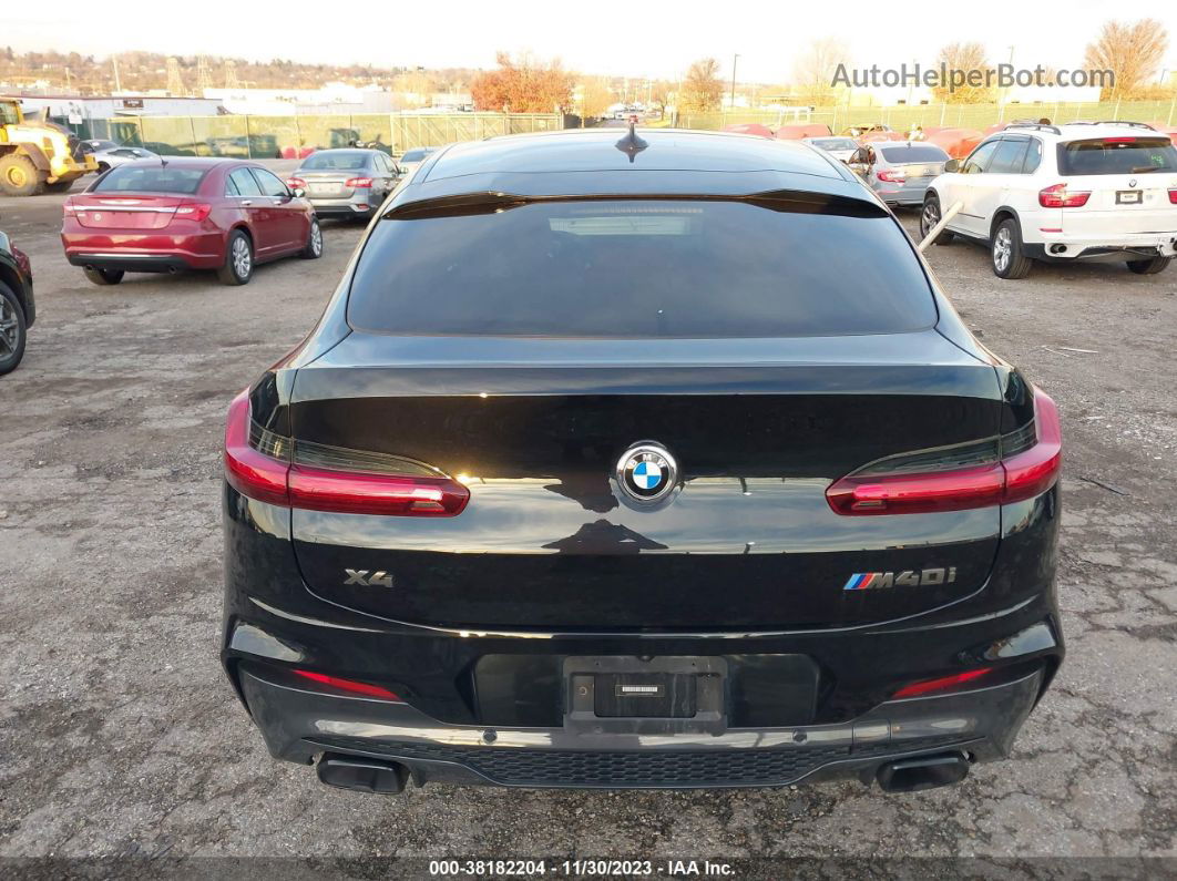 2021 Bmw X4 M40i Black vin: 5UX2V5C04M9H89095