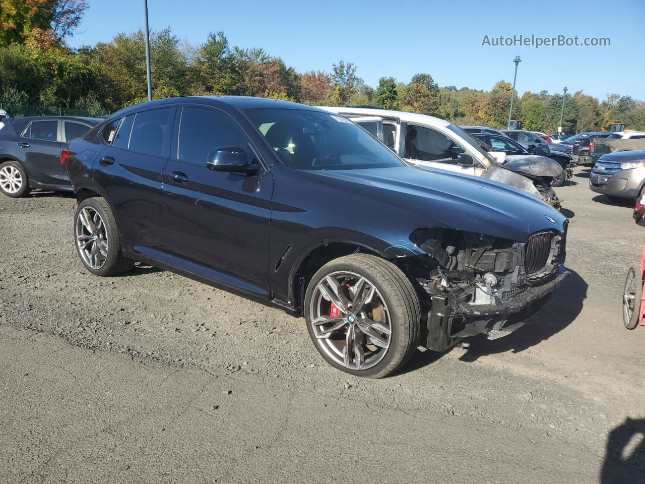 2021 Bmw X4 Xdrivem40i Black vin: 5UX2V5C05M9H59295