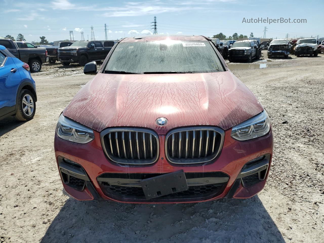 2021 Bmw X4 Xdrivem40i Red vin: 5UX2V5C06M9F49899