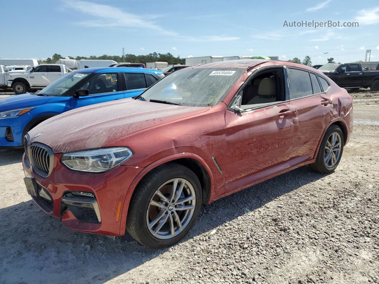 2021 Bmw X4 Xdrivem40i Red vin: 5UX2V5C06M9F49899