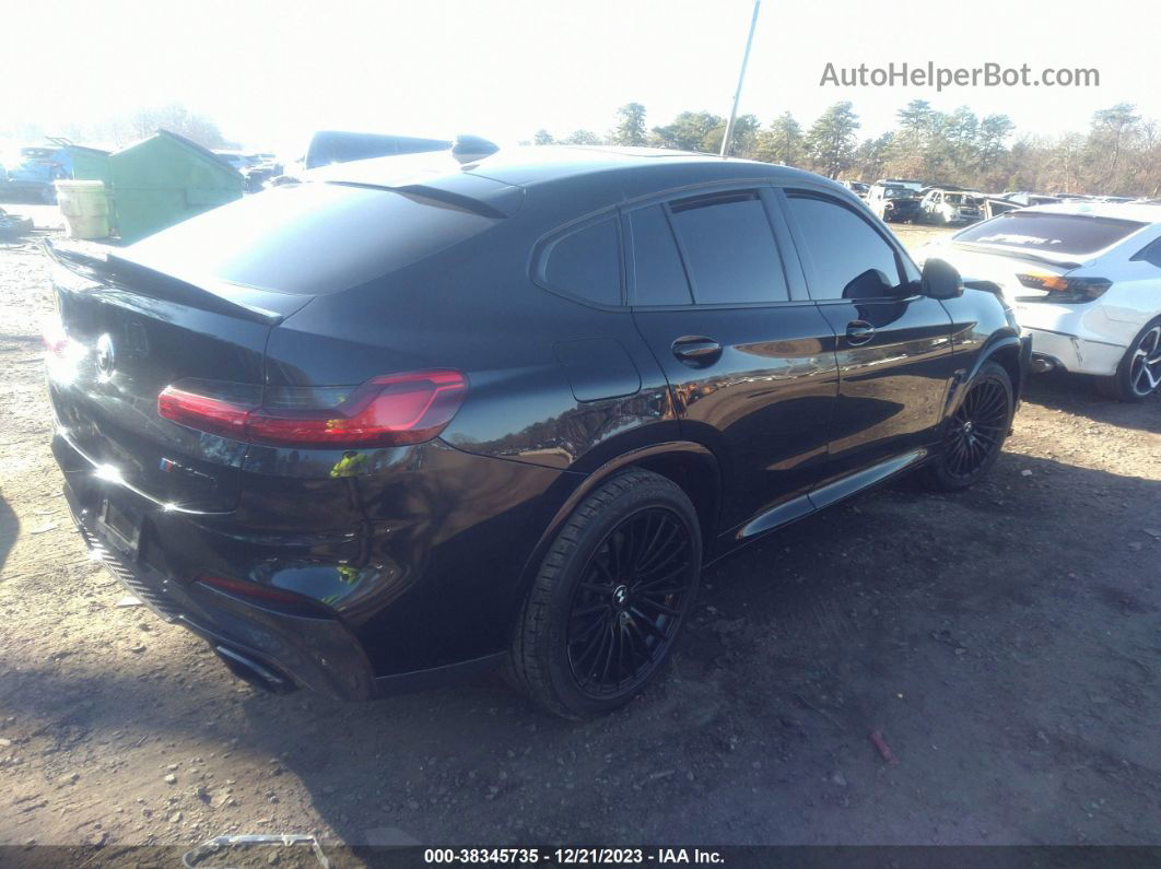 2021 Bmw X4 M40i Black vin: 5UX2V5C07M9E67681