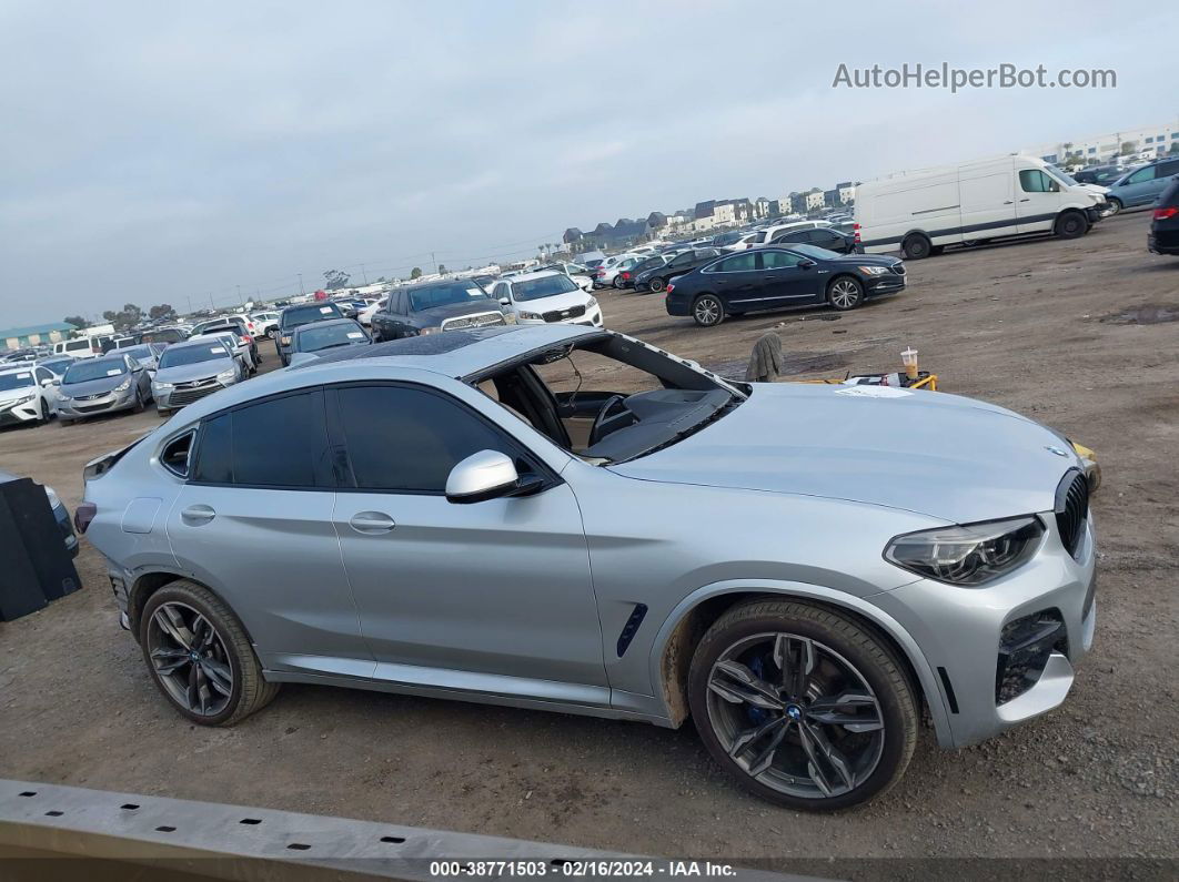 2021 Bmw X4 M40i Silver vin: 5UX2V5C07M9G31575