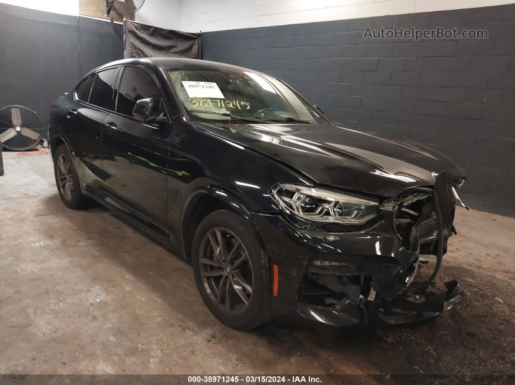 2021 Bmw X4 M40i Black vin: 5UX2V5C08M9E10339