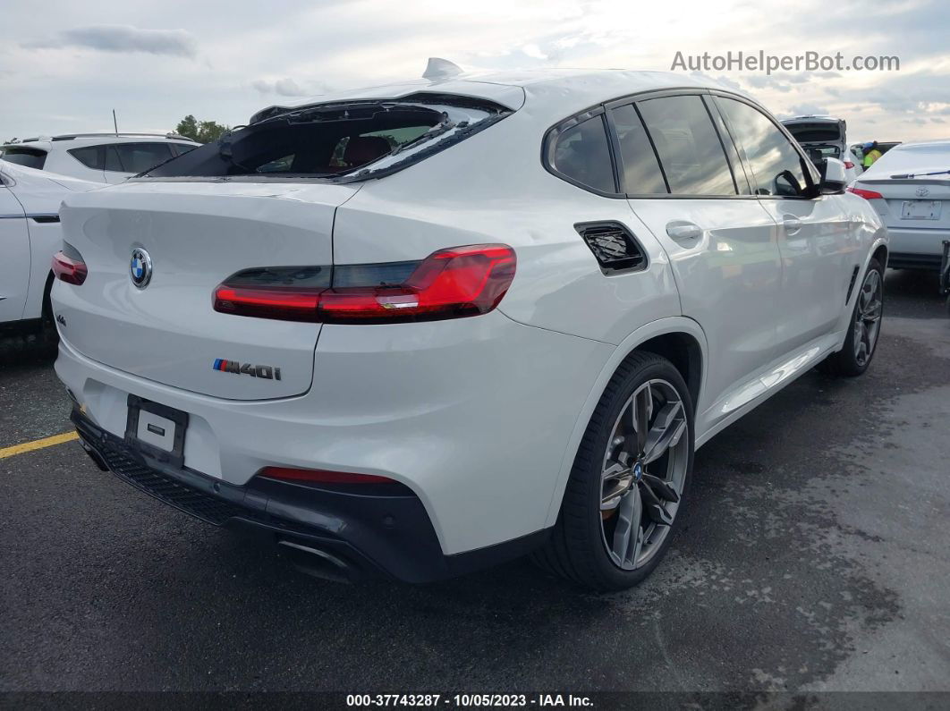 2021 Bmw X4  M40i White vin: 5UX2V5C08M9E87390