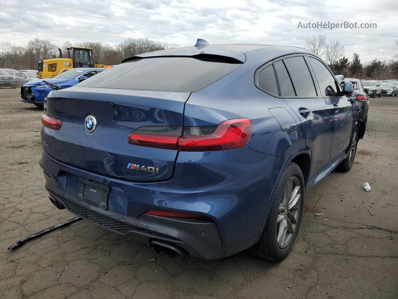 2021 Bmw X4 Xdrivem40i Синий vin: 5UX2V5C09M9F86235