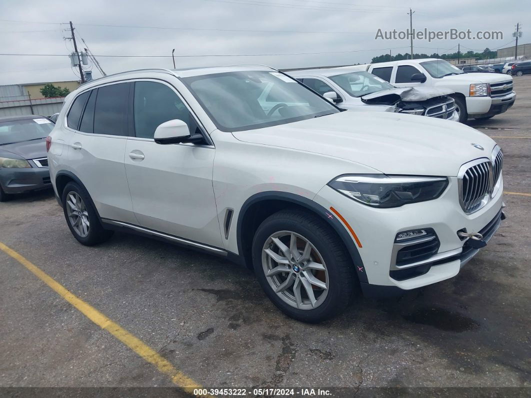 2020 Bmw X5 Sdrive40i White vin: 5UXCR4C00L9C43184