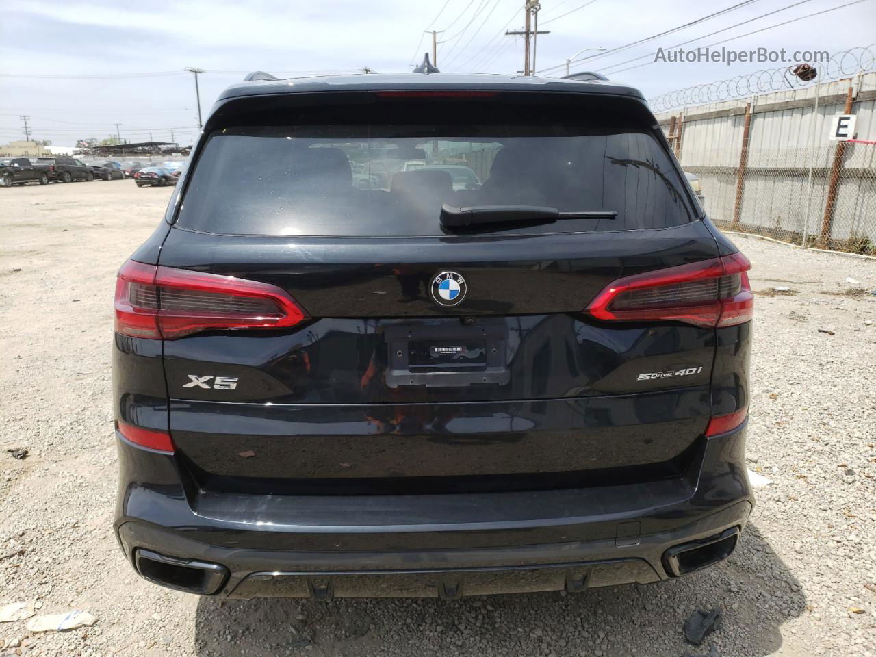 2020 Bmw X5 Sdrive 40i Black vin: 5UXCR4C00LLT19082