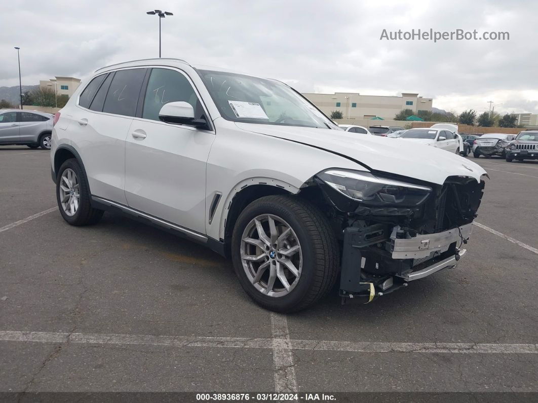 2020 Bmw X5 Sdrive40i White vin: 5UXCR4C00LLW64144