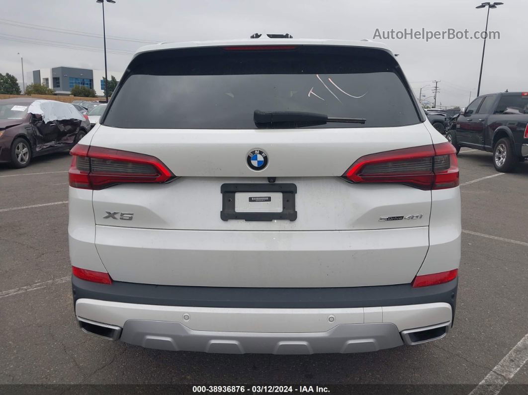 2020 Bmw X5 Sdrive40i White vin: 5UXCR4C00LLW64144