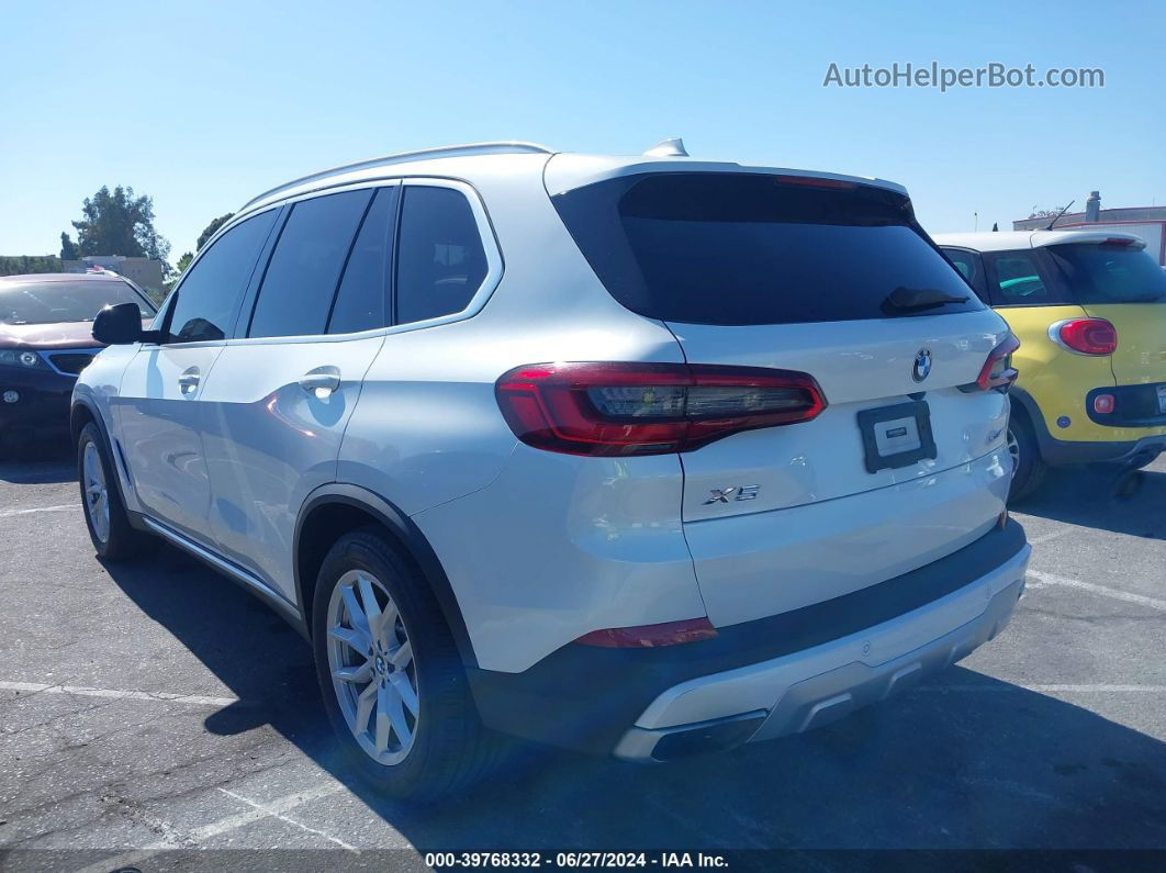 2020 Bmw X5 Sdrive40i White vin: 5UXCR4C01L9B35995