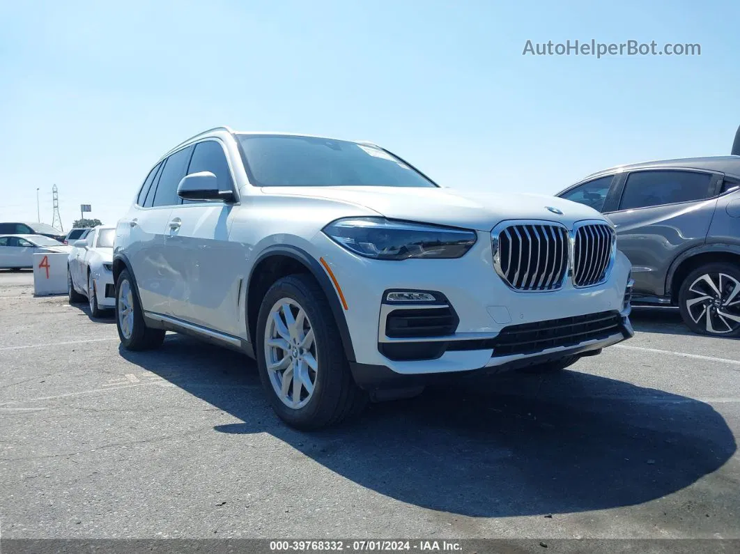 2020 Bmw X5 Sdrive40i White vin: 5UXCR4C01L9B35995