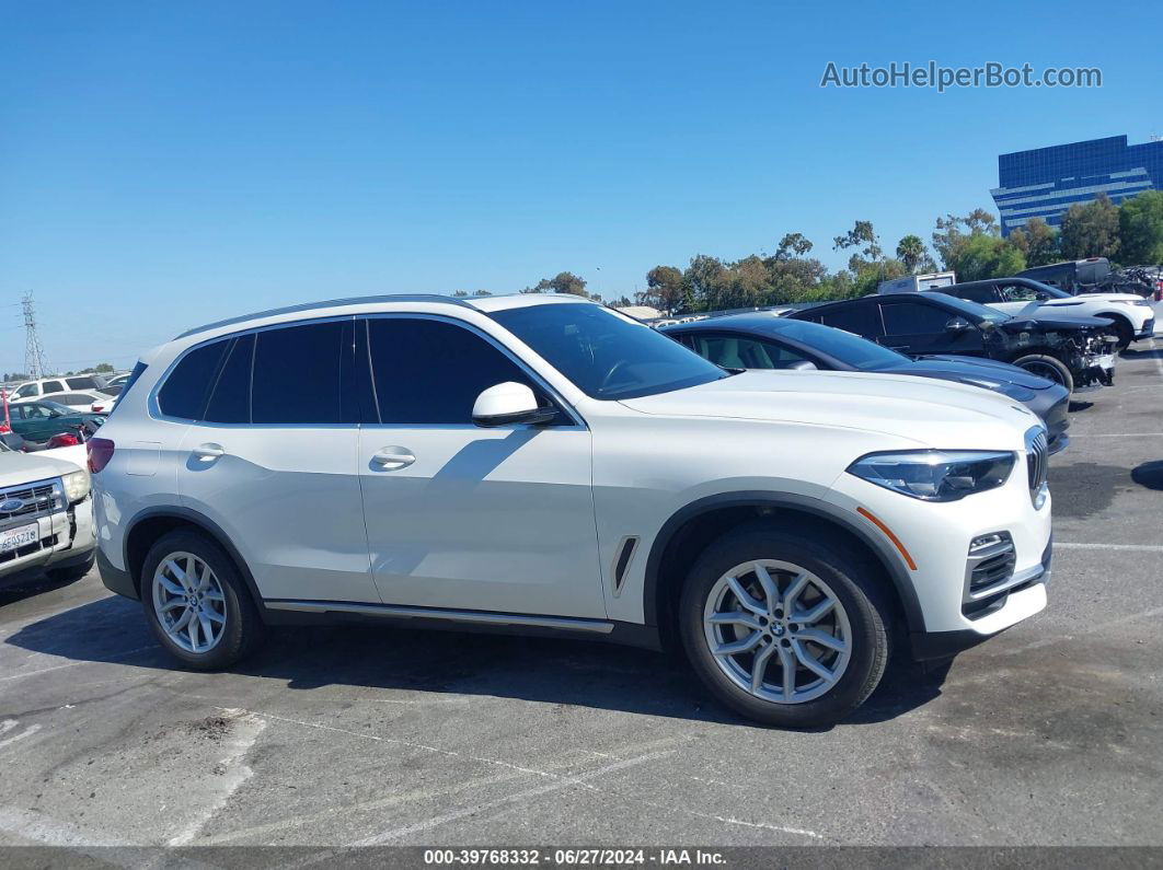 2020 Bmw X5 Sdrive40i White vin: 5UXCR4C01L9B35995