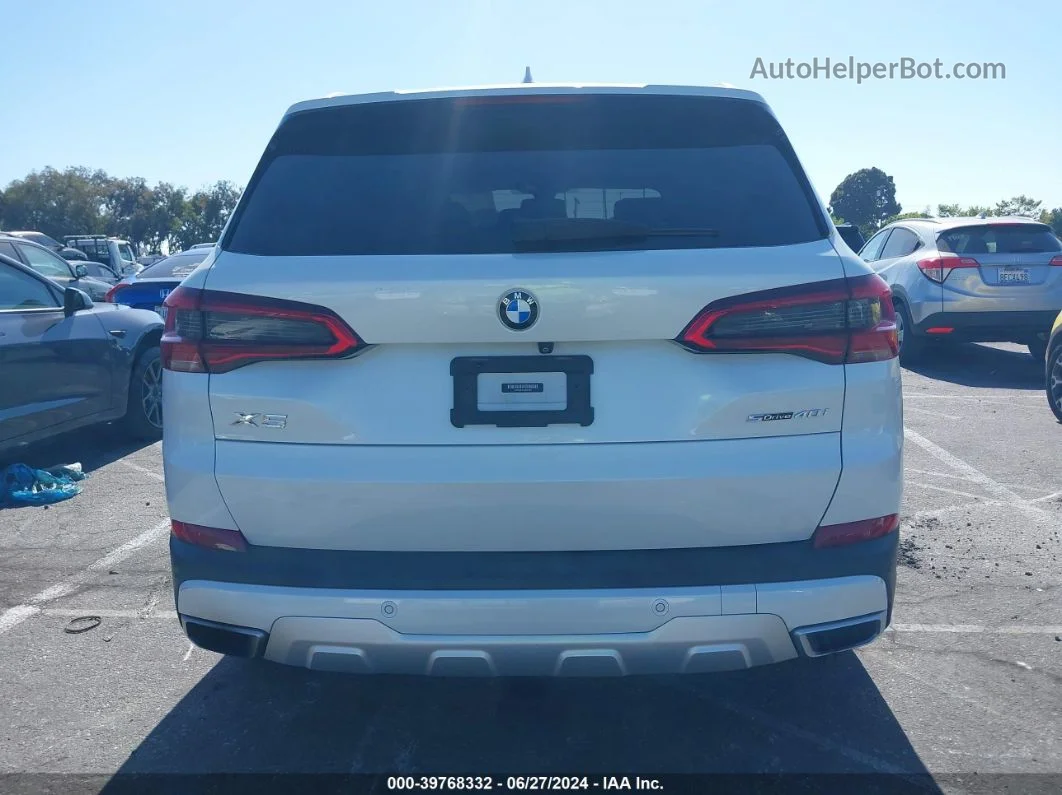 2020 Bmw X5 Sdrive40i White vin: 5UXCR4C01L9B35995