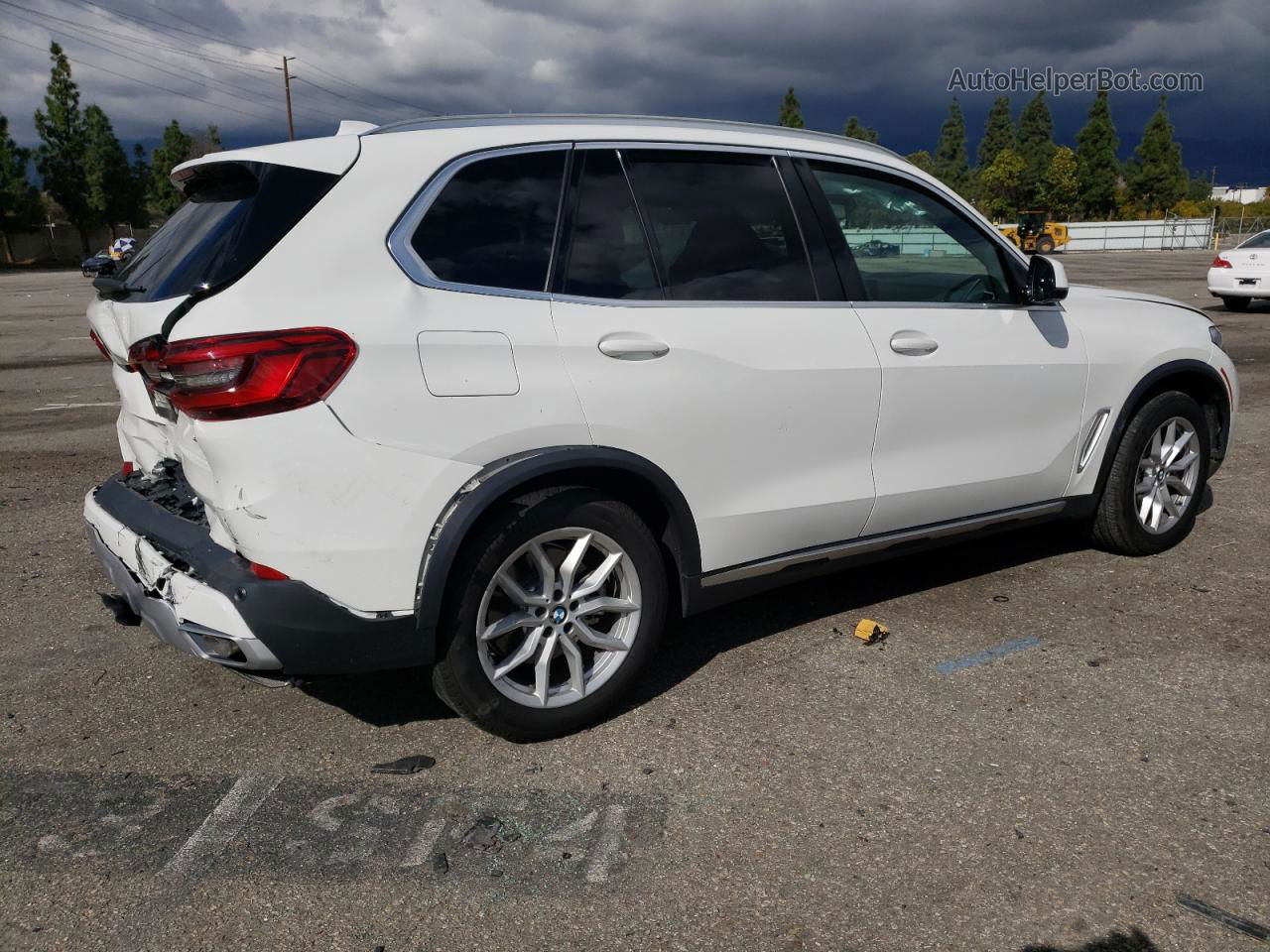 2020 Bmw X5 Sdrive 40i White vin: 5UXCR4C01L9B36158