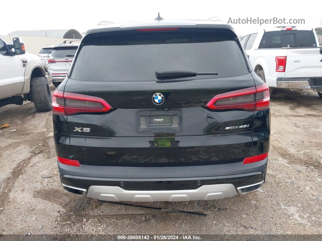 2020 Bmw X5 Sdrive40i Черный vin: 5UXCR4C01L9B52408