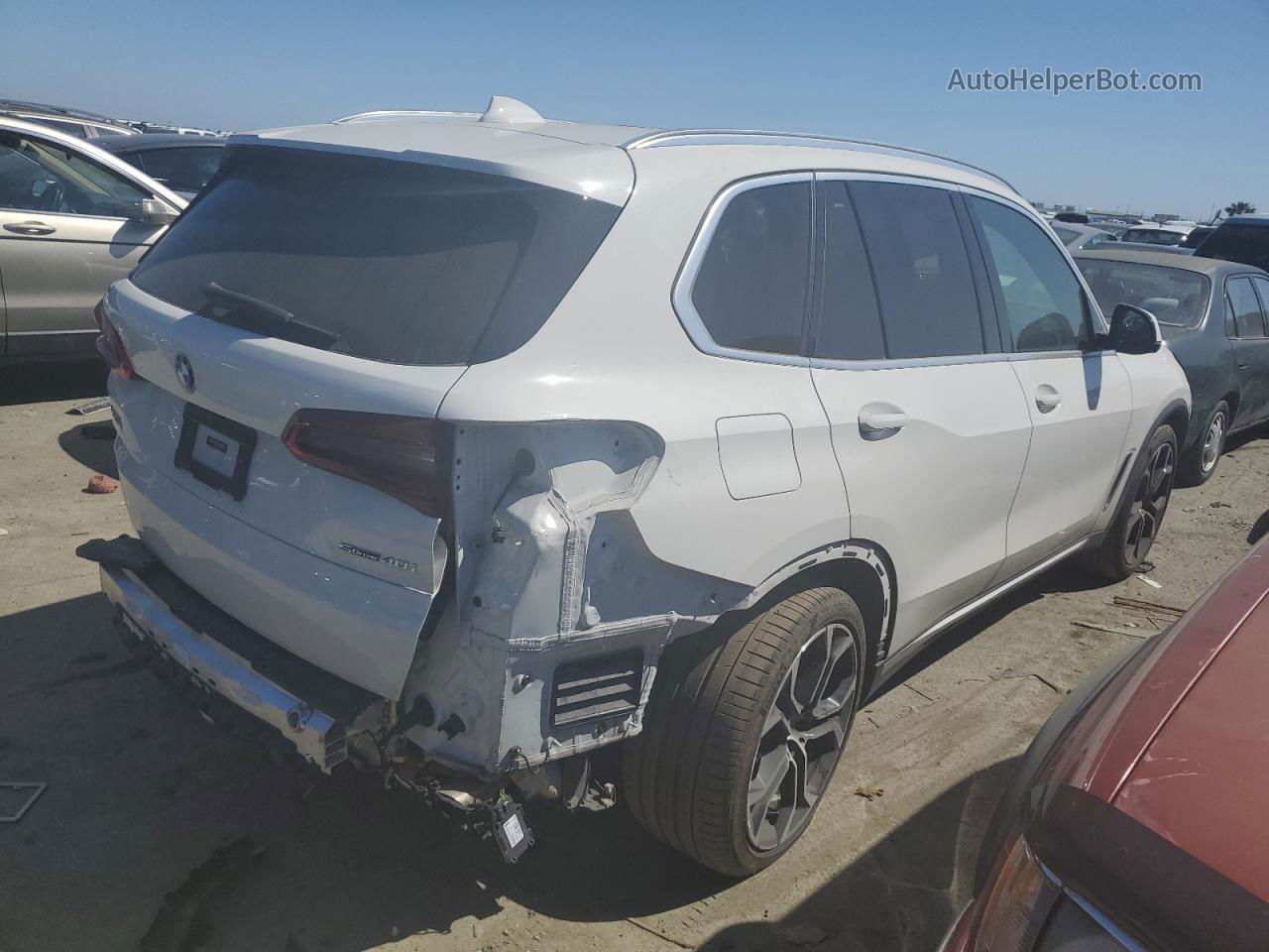 2020 Bmw X5 Sdrive 40i White vin: 5UXCR4C01LLW64038