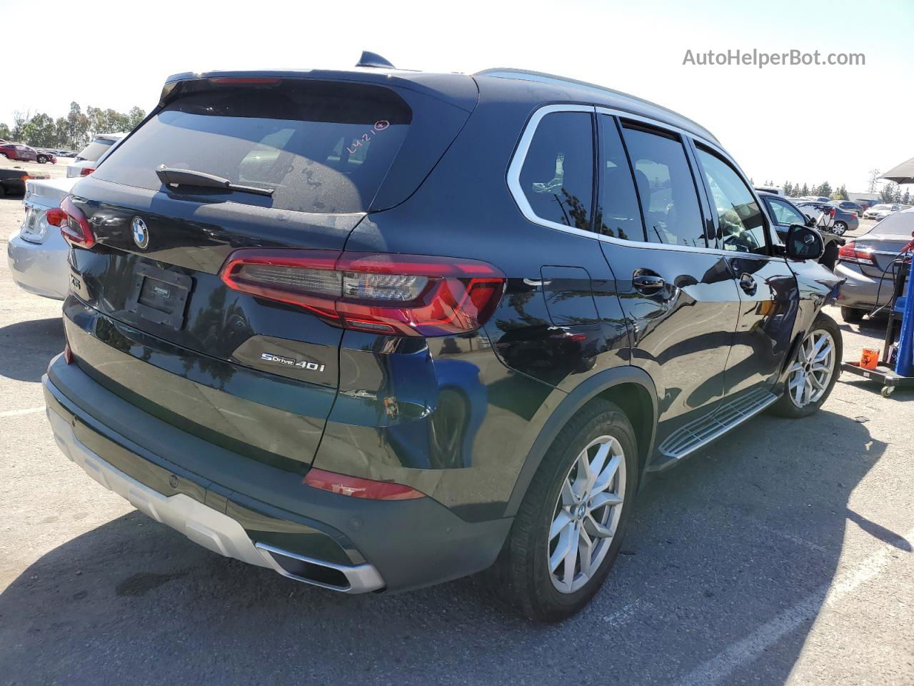 2020 Bmw X5 Sdrive 40i Черный vin: 5UXCR4C02LLT19407