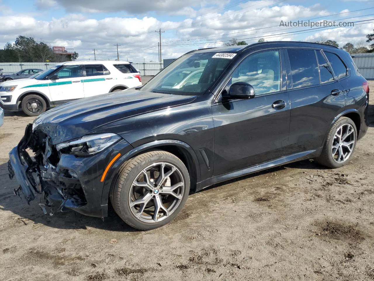 2020 Bmw X5 Sdrive 40i Черный vin: 5UXCR4C02LLW63951