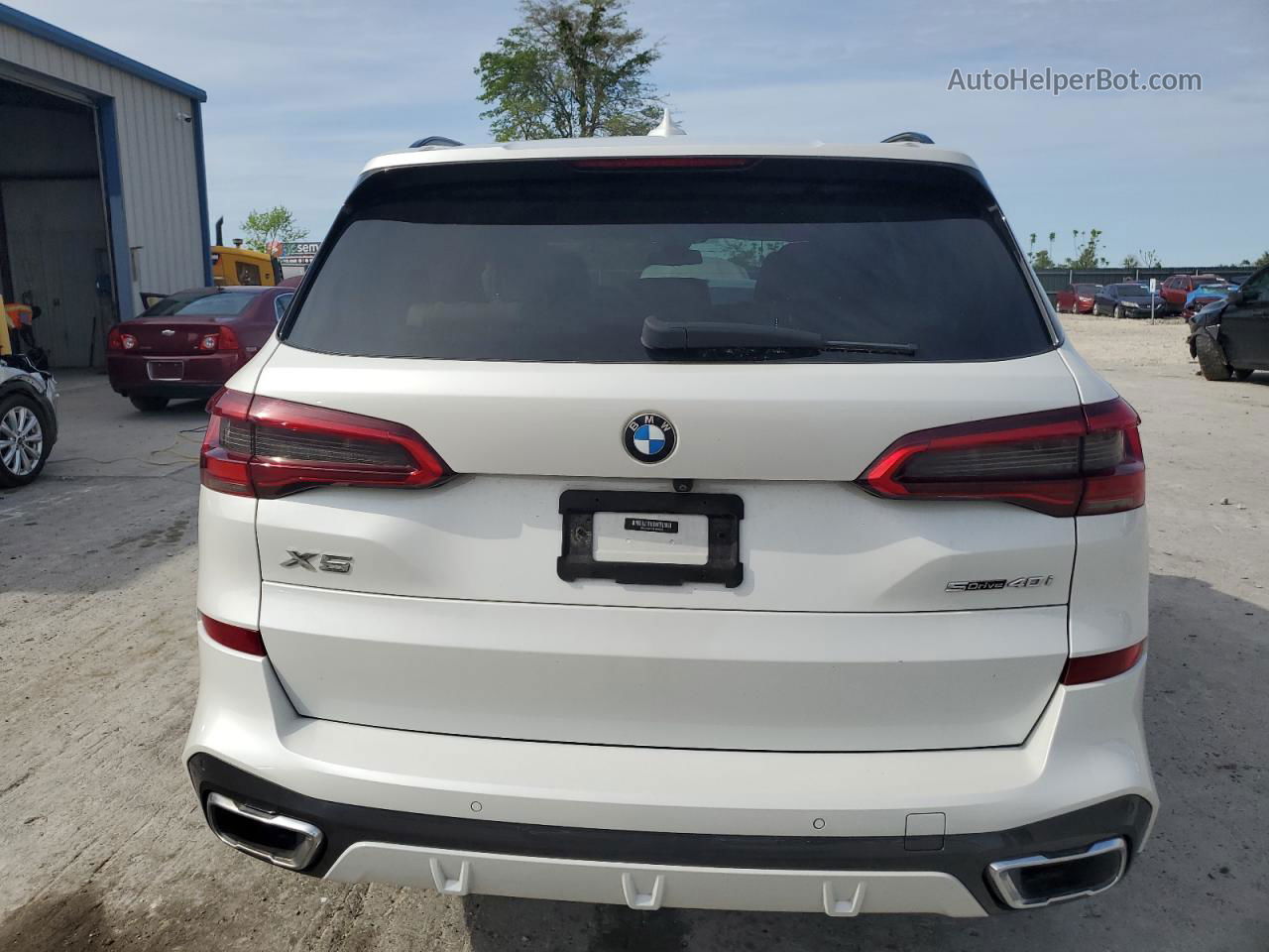 2020 Bmw X5 Sdrive 40i Белый vin: 5UXCR4C02LLW64050