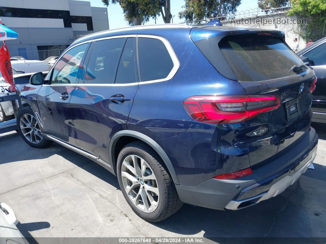 2020 Bmw X5 Sdrive40i Blue vin: 5UXCR4C02LLW64842