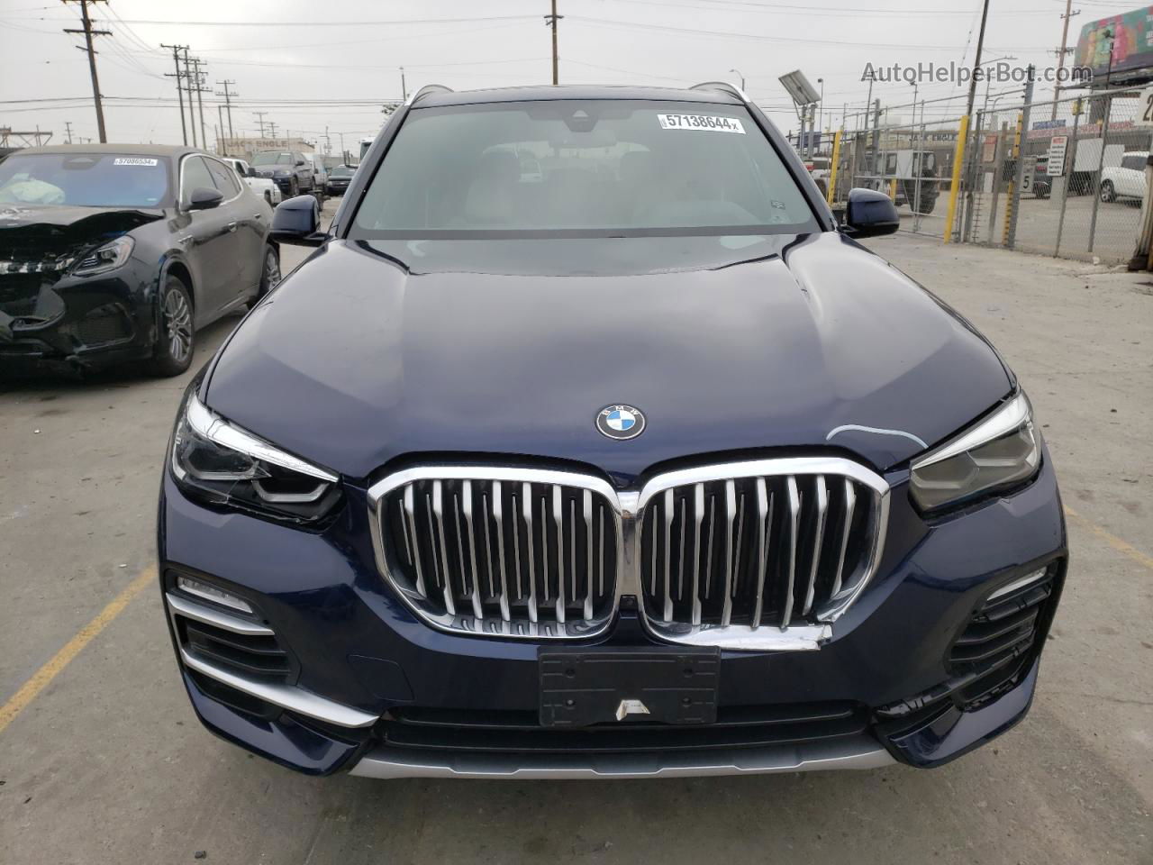 2020 Bmw X5 Sdrive 40i Blue vin: 5UXCR4C02LLW64842