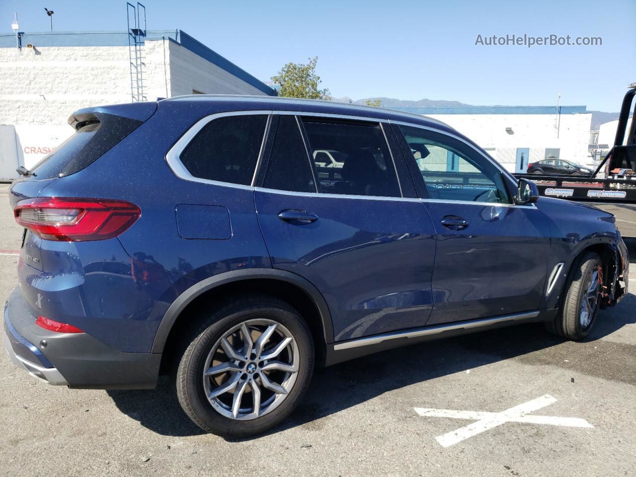 2020 Bmw X5 Sdrive 40i Blue vin: 5UXCR4C03L9B35691