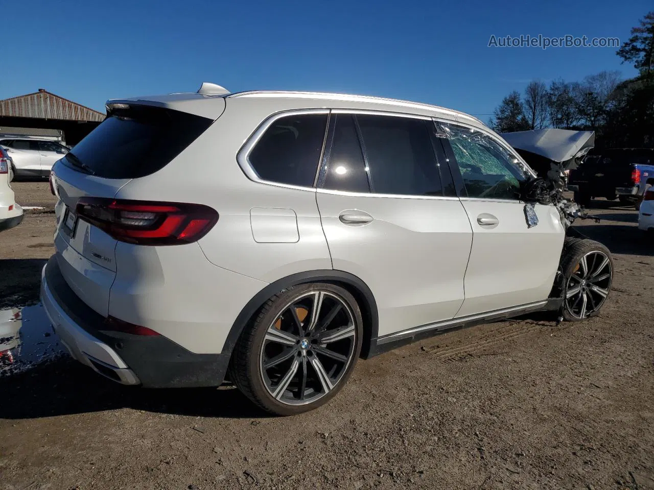 2020 Bmw X5 Sdrive 40i White vin: 5UXCR4C03L9C18263