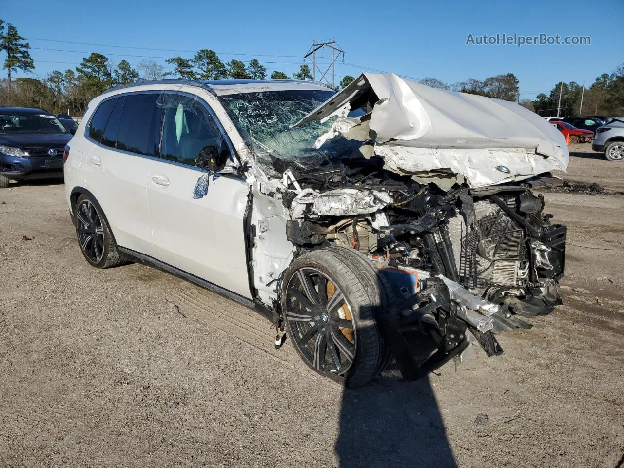 2020 Bmw X5 Sdrive 40i White vin: 5UXCR4C03L9C18263