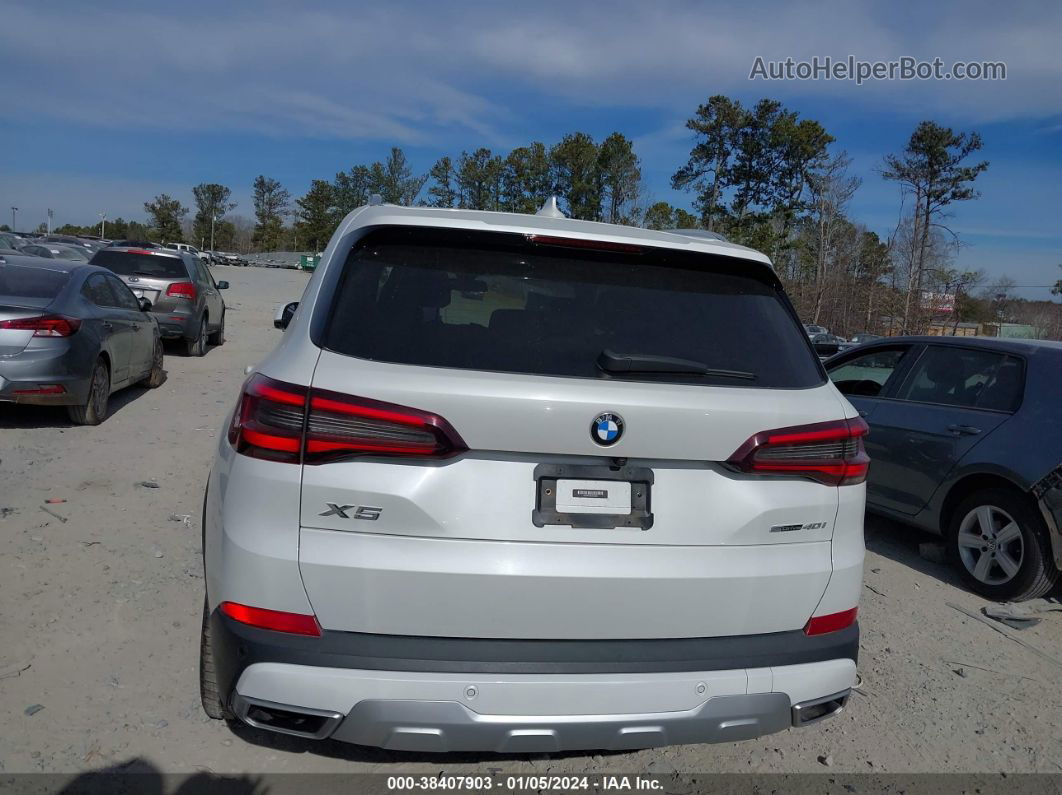 2020 Bmw X5 Sdrive40i White vin: 5UXCR4C04L9C40367