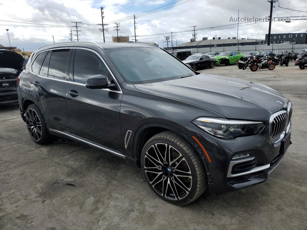 2020 Bmw X5 Sdrive 40i Gray vin: 5UXCR4C04L9C94848