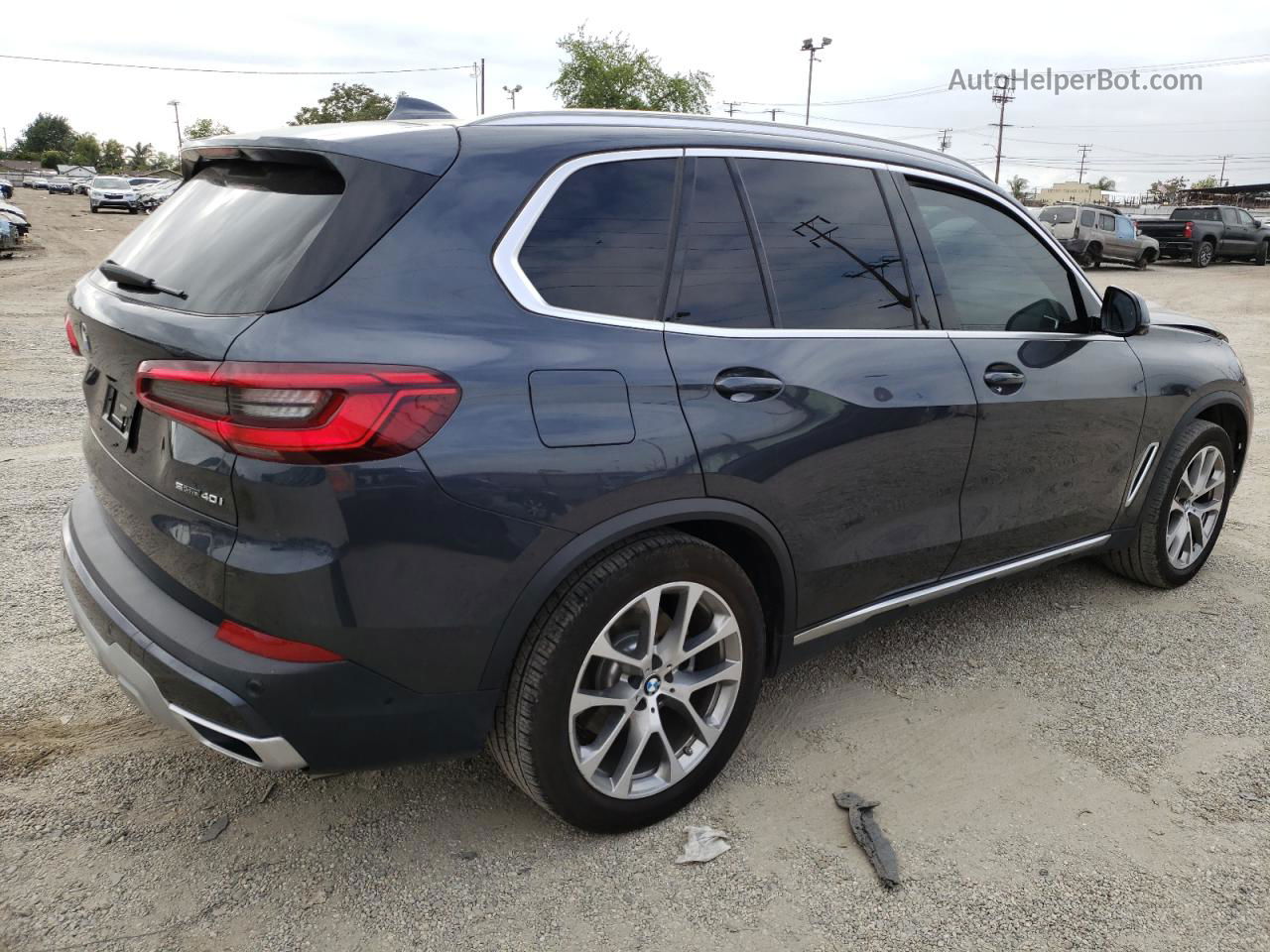 2020 Bmw X5 Sdrive 40i Gray vin: 5UXCR4C04LLW64115