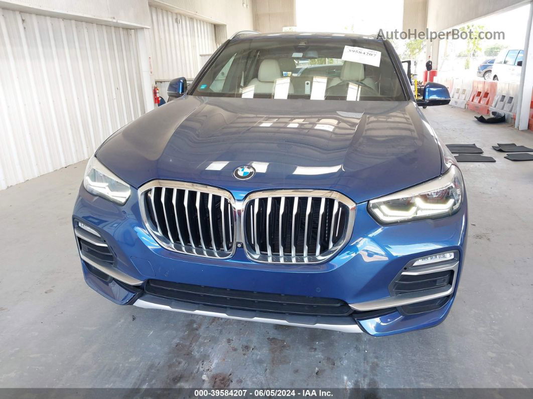 2020 Bmw X5 Sdrive40i Dark Blue vin: 5UXCR4C05L9B98663