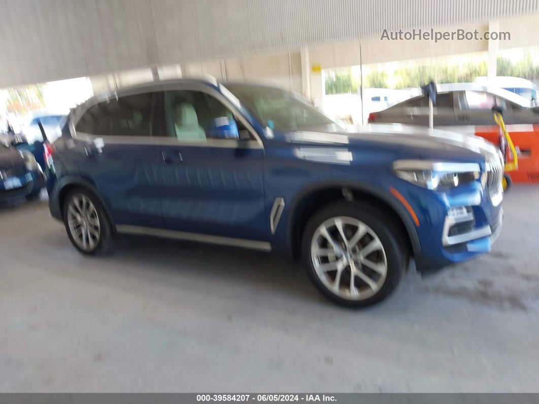 2020 Bmw X5 Sdrive40i Dark Blue vin: 5UXCR4C05L9B98663